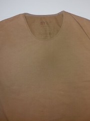 Bylt Drop Cut Short Sleeve T Shirt Mens XL Brown Blended Fabric