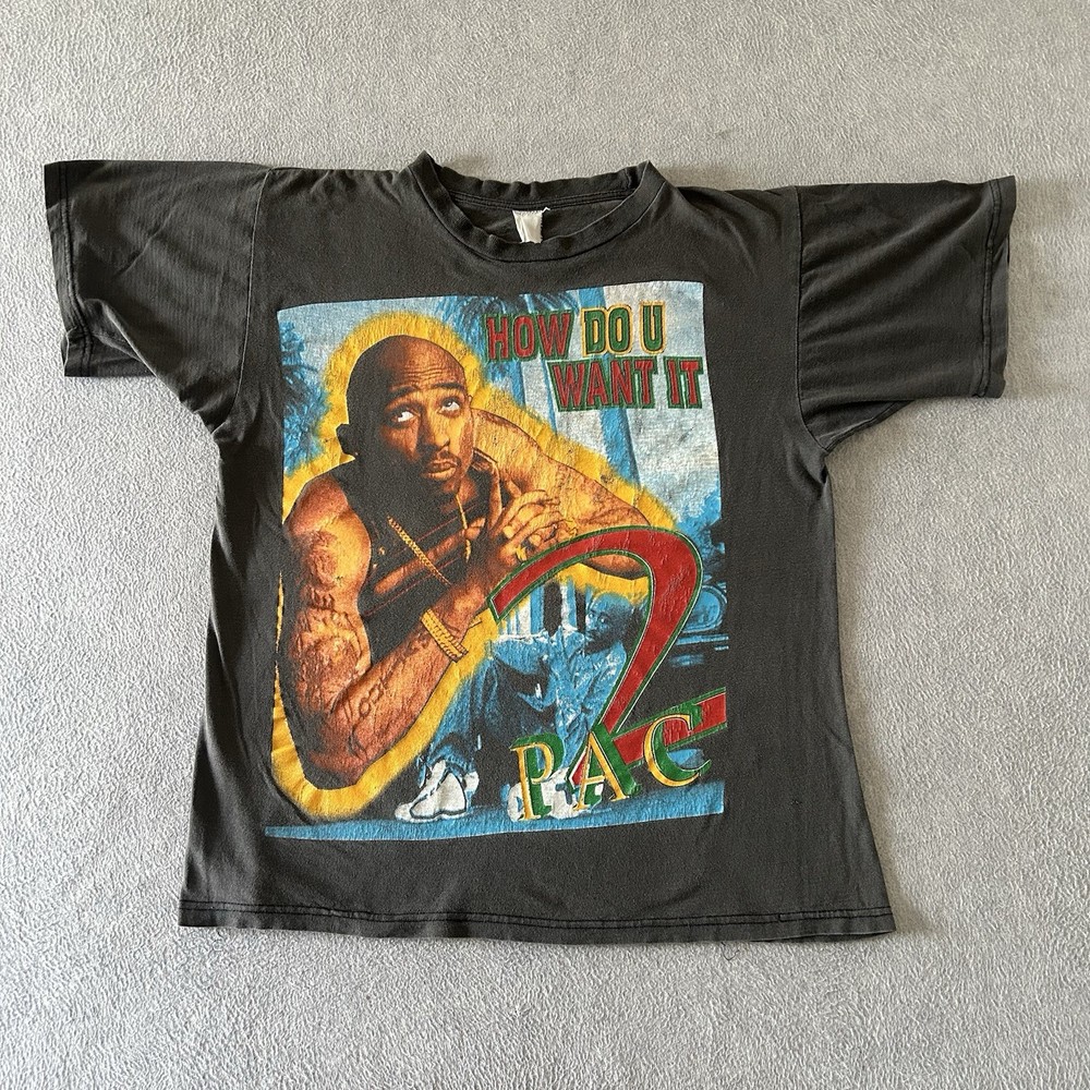 Vintage Tupac Shirt 2Pac 90s Rap Tee Large Death Row Snoop Dog Rare Bootleg HTF