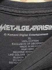 Metal Gear Solid 4 & MG Rising Vintage T-shirts (2XL & XL)
