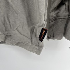 Ariat FR Shirt Men Large Flame Fire Resistant Work Crew Long Sleeve Gray FLAWS