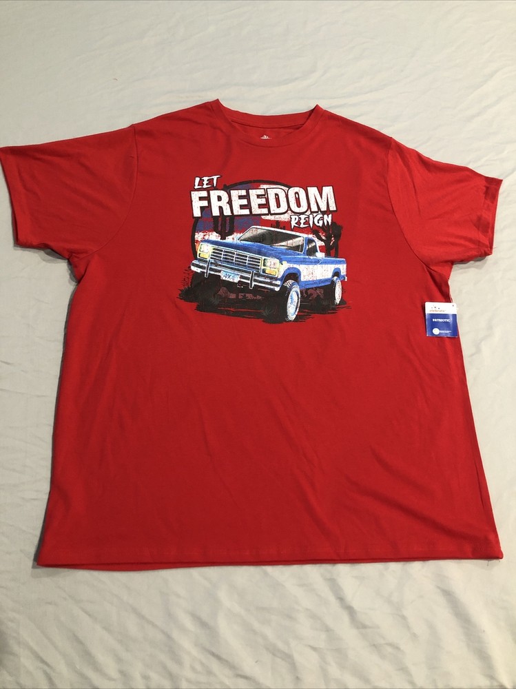Way To Celebrate! Patriotic Men’s Graphic T-Shirt Size 2XL
