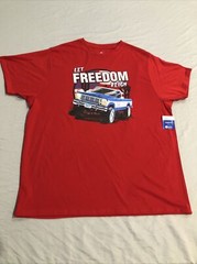 Way To Celebrate! Patriotic Men’s Graphic T-Shirt Size 2XL