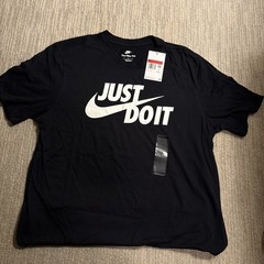 Nike Men’s Sportswear Just Do It T-Shirt Black LARGE Crew Neck AR5006-011 NWT