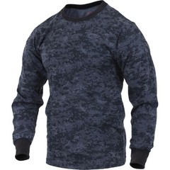 Midnite BLUE Digital Camo LONG SLEEVE T-Shirt US Navy Army USCG USAF Police SWAT