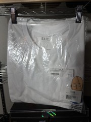 BAIT X One Punch Man Men Workout Plan Tee White XL Rare Streetwear Anime SEALED