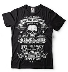 Gift for Grandpa T-shirt Grandfather papa Pop pop Tee Shirt Granddaughter Tee