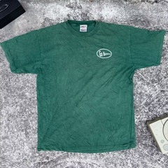 Vintage Oneita Tag Hawaii Rainbow T Shirt XL Go Bows University of Hawaii Green