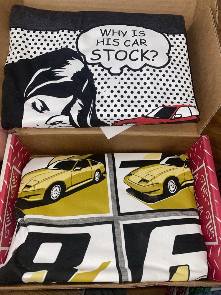 Tuner Crate Tshirt Size 3X Graphic Awesome Shirts Lot Of 2 Shirts New In Box
