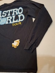 Travis Scott Astroworld Tour Merch Wish You Were Here Long Sleeve T-Shirt Size S