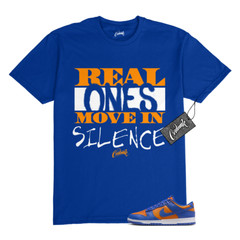 Dunk Knicks Team Royal Blue Orange Low Bright Ceramic T Shirt to Match R1