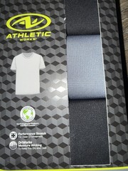 Athletic Works ~ Mens 3-Pack T-Shirts Crew Neck Ultra Lite Mesh Performance ~ L