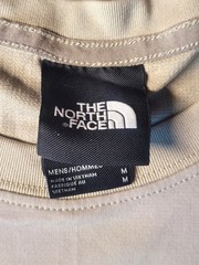The North Face Men’s Beige Solid Logo Crew Neck Short Sleeve T-Shirt Size M