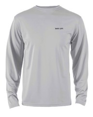 Long Sleeve Microfiber Fishing Boating UPF Sun Protection Bass Shirt