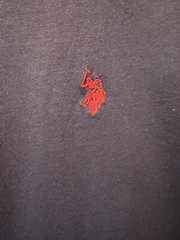 U.S. Polo T-Shirt Mens XS Navy Blue V-Neck NWT Polo Pony Light Weight