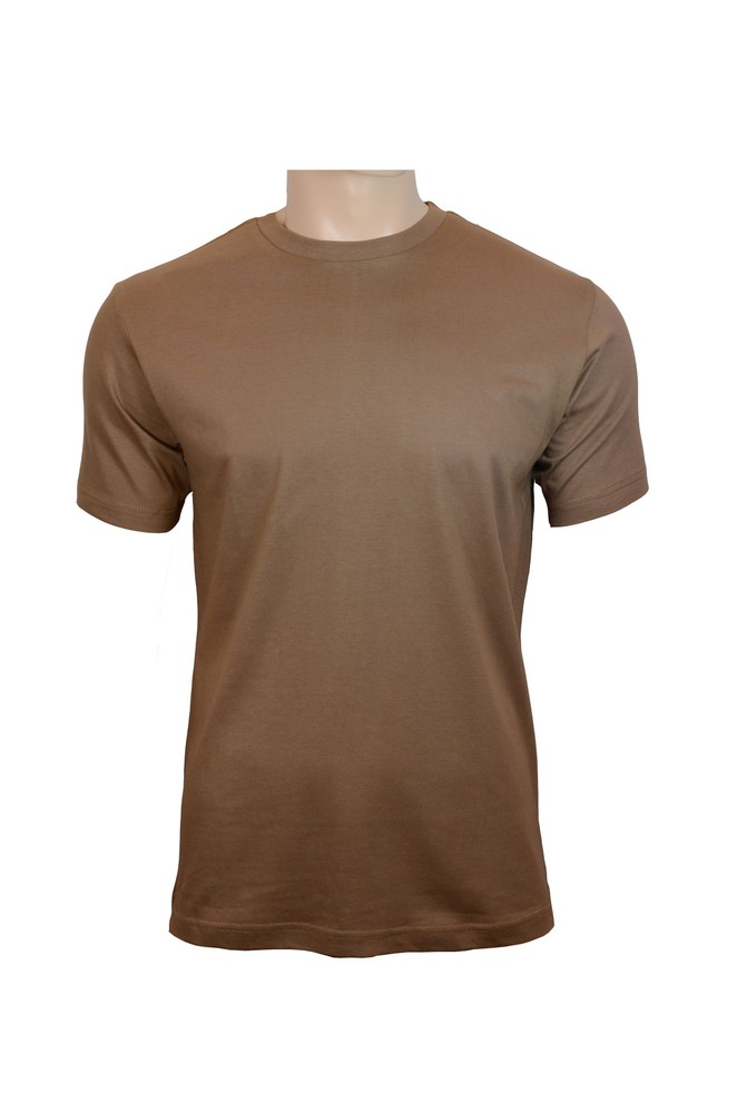 US Style BDU T-Shirt – Plain Brown 100% Cotton Army Military Top All Sizes New