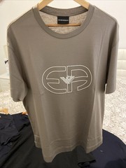 Set Of 5 Emporio Armani Men’s Beige Black And Navy Blue T-Shirts Pit 24 L 30