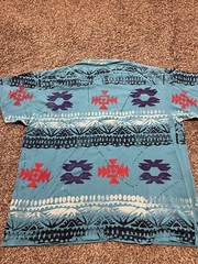 Vintage 90’s Single Stitch Native American Aztec Print Lit Shirt Size 3XL Rare