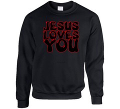 Jesus Loves You Christian Church God Revolution Groovy Bible Gift Funny Tie Dye