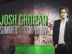 New Josh Groban Summer w/ Symphony Mens Adult Sizes S-M-L Band Concert Shirt
