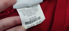 Fire Dept. #17 Mens XL 48″ Chest Red White Jersey Basketball Teamwork Shirt USA