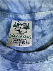 Back To Earth Shirt Mens XL Tie Dye Lighthouse Seagulls Graphic Long Sleeve