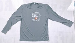 XL Sport Tek Polyester Long Sleeve Rescue Diver SCUBA Gray T-shirt