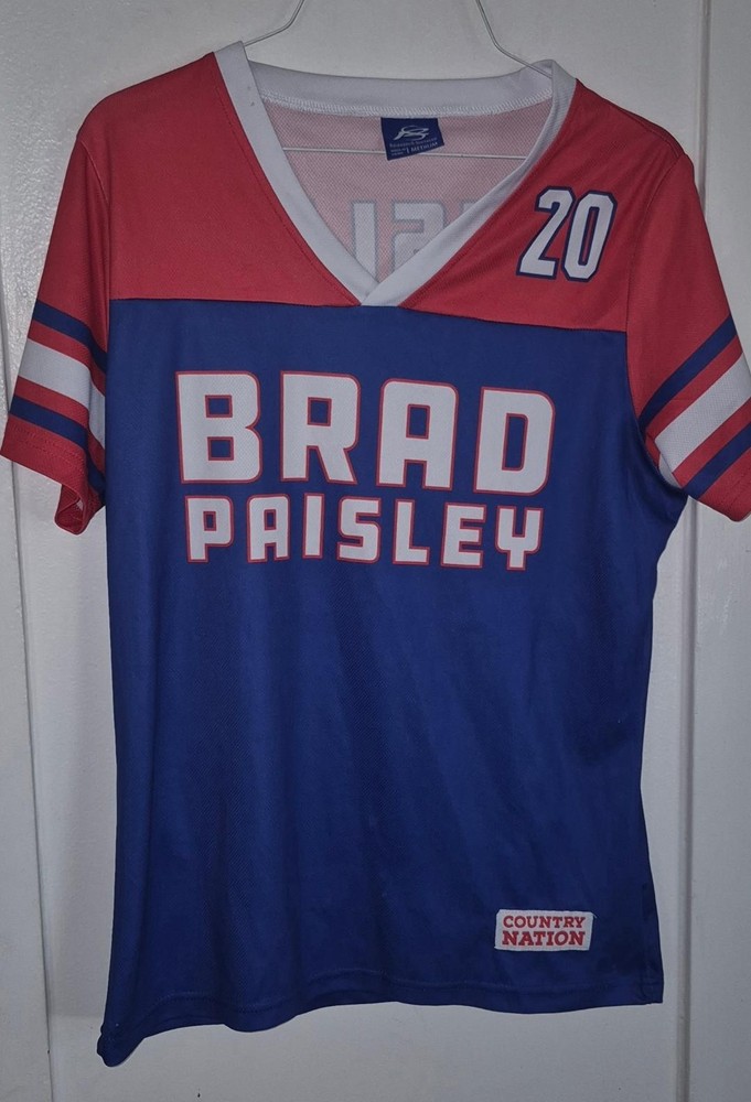 Bard Paisley Woman’s Jersey T Shirt Concert Tour M Medium