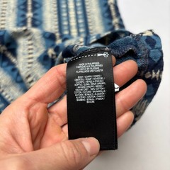 RRL Double RL Ralph Lauren Jacquard Knit Jersey Henley Shirt Men’s M Western