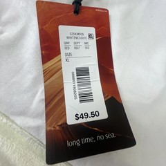 Murano Liquid Cotton White T Shirt Men’s Size L