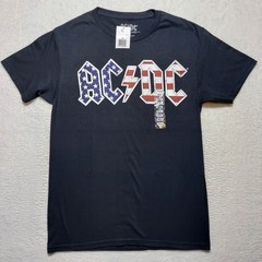 AC/DC T-Shirt Men’s Small Black Brand New 1980 US Tour Graphic Tee ACD2291XX