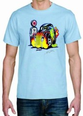 Adult DryBlend® T-Shirt – ( FLAME HOT ROD- HOT ROD)
