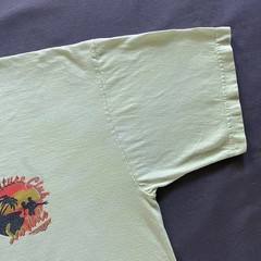 Vtg 2000s Sandals Resort Signature Club T Shirt Mens XL Key Lime Yellow Dye Y2k
