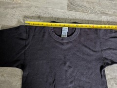 Vintage Carhartt K56 Black Waffle Knit Thermal Shirt Mens L Made In USA Workwear