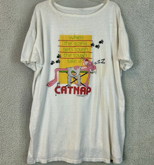 80s Pink Panther Shirt 1989 T Shirt White Men All Size