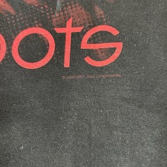 Vintage Y2K Hack Roots T-Shirt AAA Size XL Anime Comic Manga Bandai Promo Tee