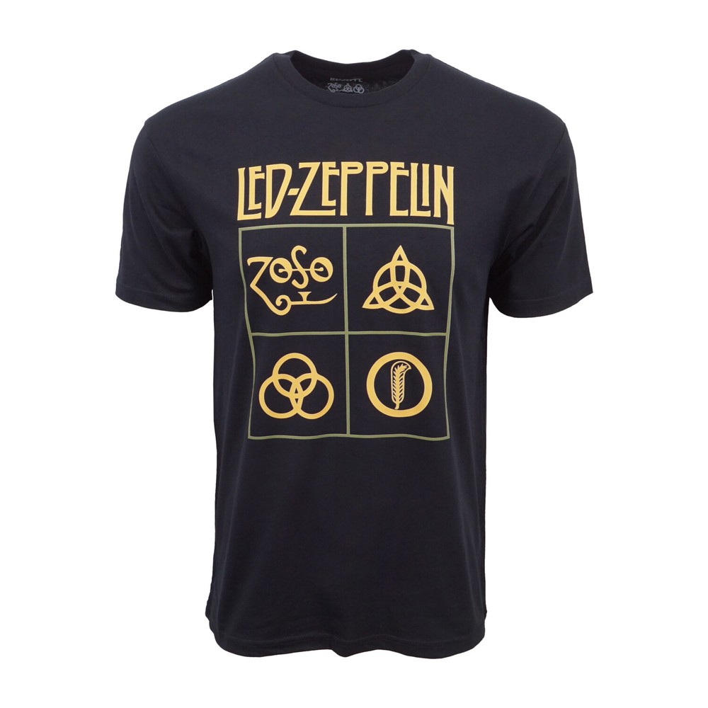 LED ZEPPELIN MENS BLOCK T SHIRT