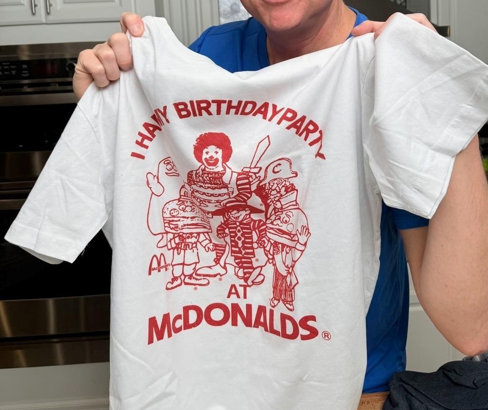 I Had My Birthday Party At McDonalds Funny T Shirt