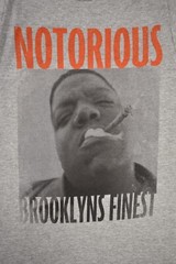 Brooklyn Mint Mens Notorious BIG Brooklyn’s Finest Gray Shirt New XS-2XL