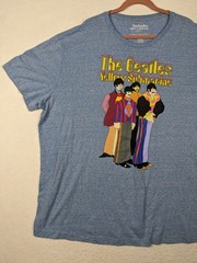 The Beatles Yellow Submarine T Shirt 3XLT Cotton Blend Blue