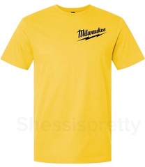 Milwaukee, tools clothing, men’s Milwaukee shirt size S-XXL multiple colors