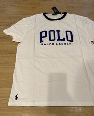 Polo Ralph Lauren Men’s Classic Fit Stitched Letterman Logo T-Shirt White M-XXL