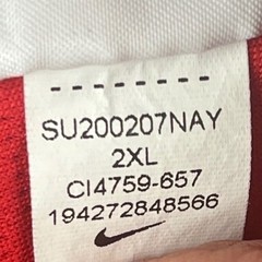 Nike Columbus Explorers Football Shirt Mens XXL Red Dri-Fit Miami FL