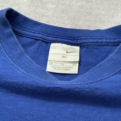 Vintage Nike Parody Shirt Mens XL Blue Basketball Funny Skate
