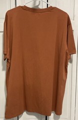 Kenneth Cole The Pocket Tee Skin Fit Light Weight Size XL Orange/Brown
