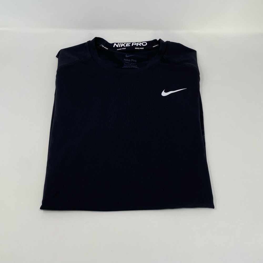 Nike Pro Dri-FIT Men’s Fitted Training Tee Black Large
