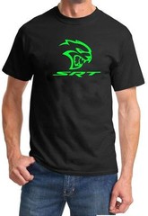 SRT Hellcat Logo Classic Color Outline Design Tshirt NEW Free Ship