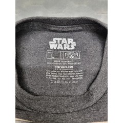 Star Wars Fifth Sun Shirt Mens L Gray Darth Vader Stormtrooper Selfie Graphic