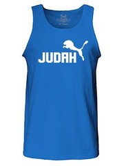 Men’s Printed Lion of Judah Christian Jesus God Bible Love Cross Cotton Tank Top