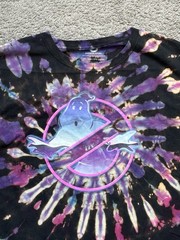 Ghostbusters Mens Black/Purple/Pink/Blue Tie-Dye Logo Graphic Tee 3XL B&T