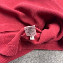 American Giant Shirt Mens Large Red Thermal Long Sleeve Heavy Cotton Made In USA